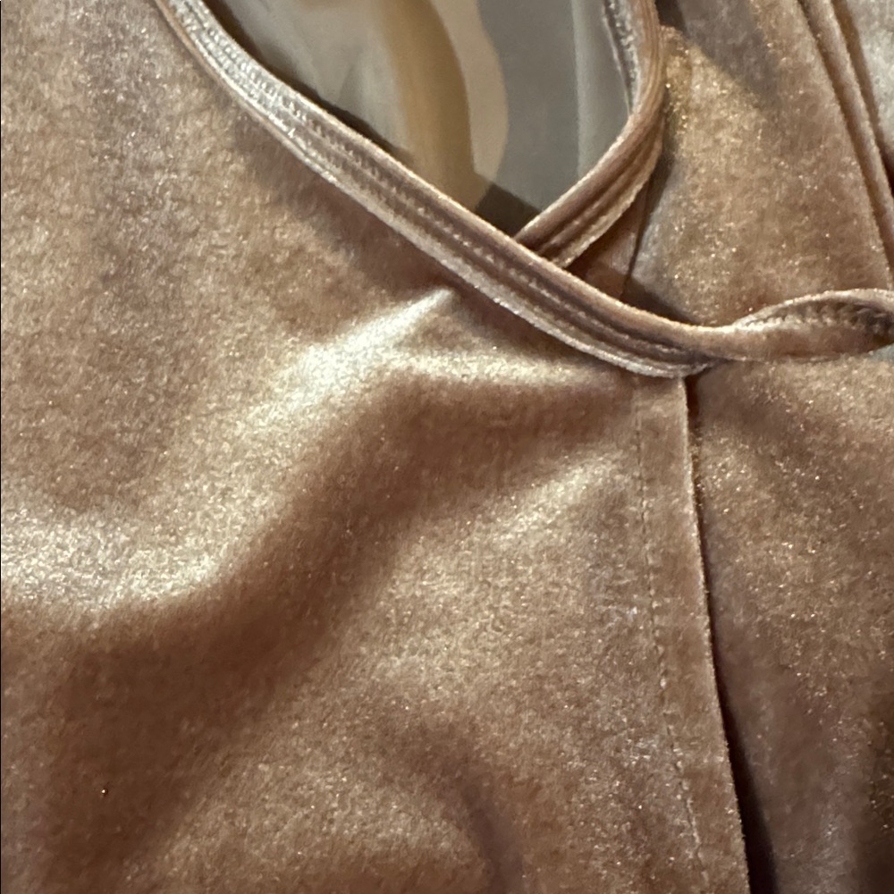 Madewell Brown Velvet Wrap Top - Picture 8 of 10